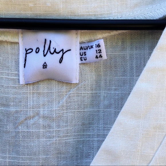 Princess Polly off white button up shift dress - Picture 9 of 10